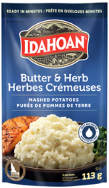 Wholesale Idahoan Butter & Herb Mashed Potatoes (113.4g)
