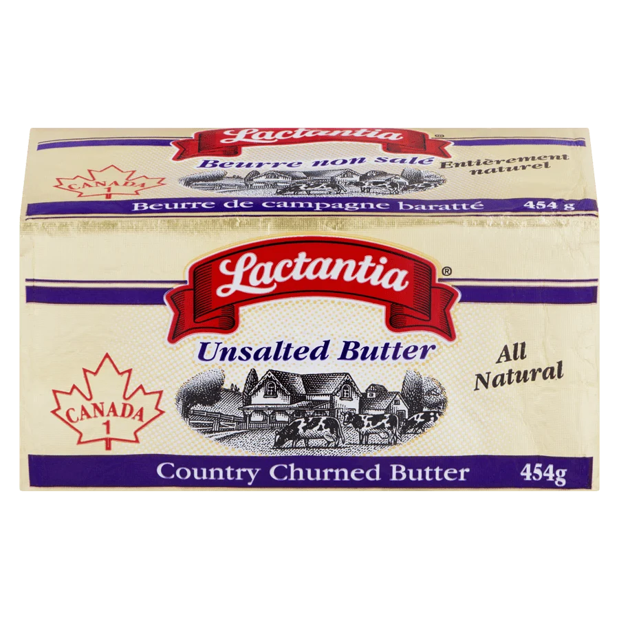 Wholesale Lactantia Unsalted Butter (454g)