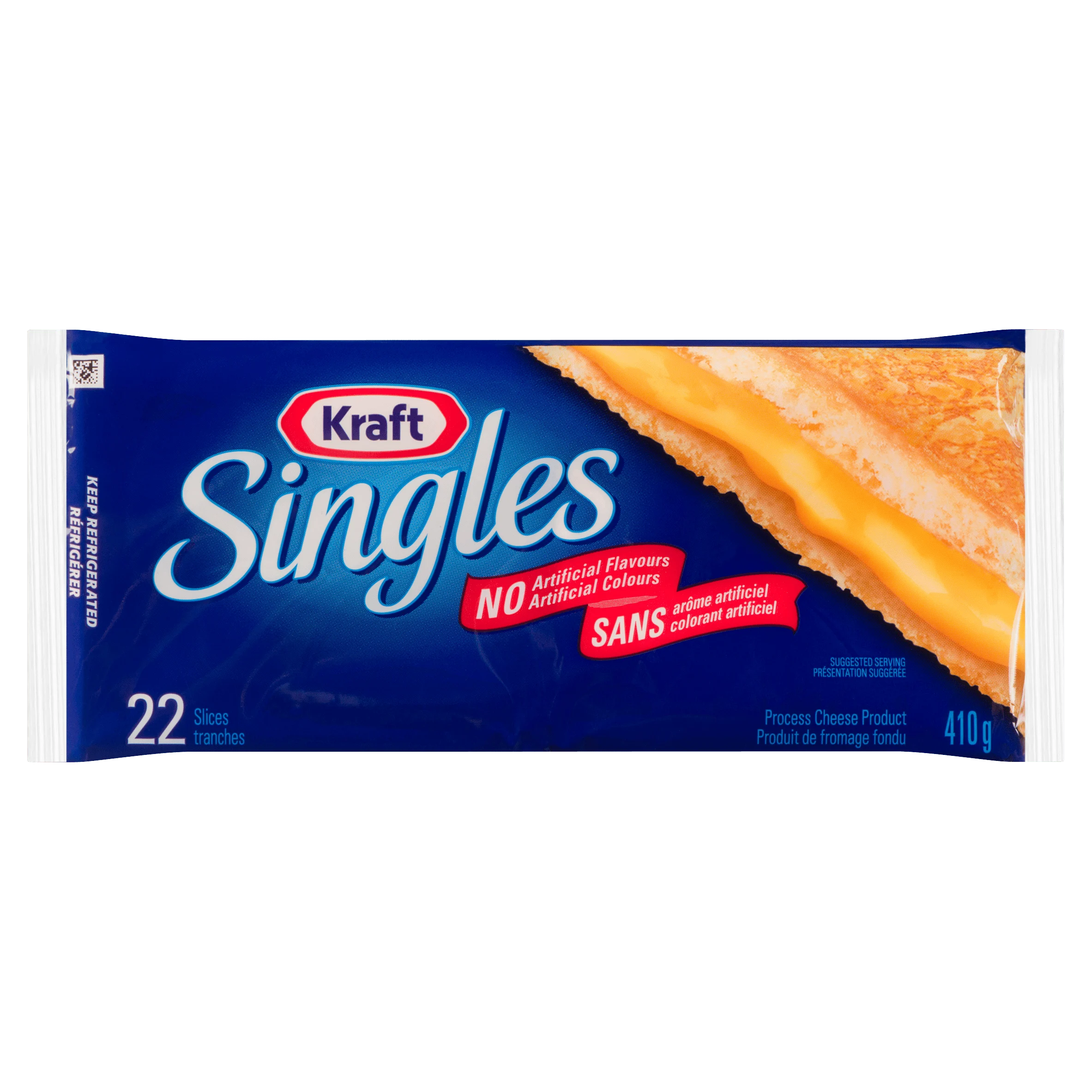 Wholesale Kraft Singles Thin Slice Cheese 22's (410g)