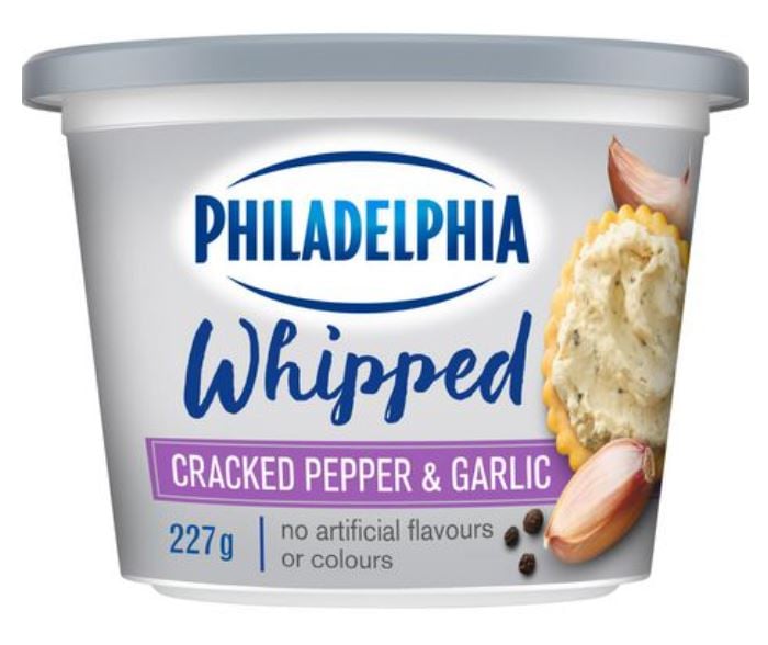 Wholesale Kraft Philadelphia Cre Cheese Crkd Blkpep&Ga(227g)
