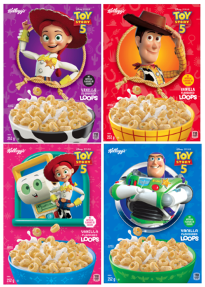 Wholesale Kellogg's Toy Story Cereal - Various Designs (252g)