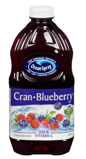 Wholesale Ocean Spray Cranberry Blueberry Cocktail (1.89L)