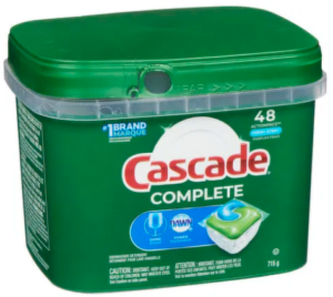 Wholesale Cascade Dishwasher Detergent AP Complete FS 48ct (715g)