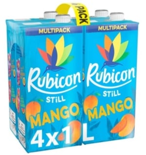 Wholesale Rubicon Mango Juice Drink (4x1L)