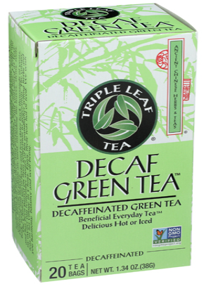 Wholesale Triple Leaf Decaf Green Tea 20's (38g)