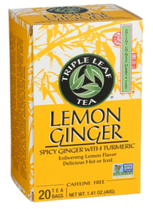 Wholesale Triple Leaf Lemon Ginger Tea 20's (40g)