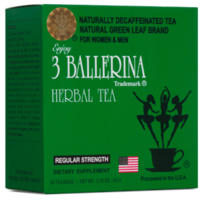 Wholesale 3 Ballerina Herbal Tea Regular 30's (60g)