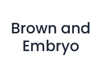 Brown and Embryo