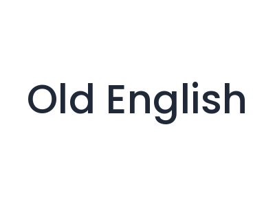 Old English